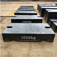 內(nèi)蒙古汽車(chē)衡采購(gòu)砝碼1噸M1等級(jí)平板型1000公斤鑄鐵砝碼